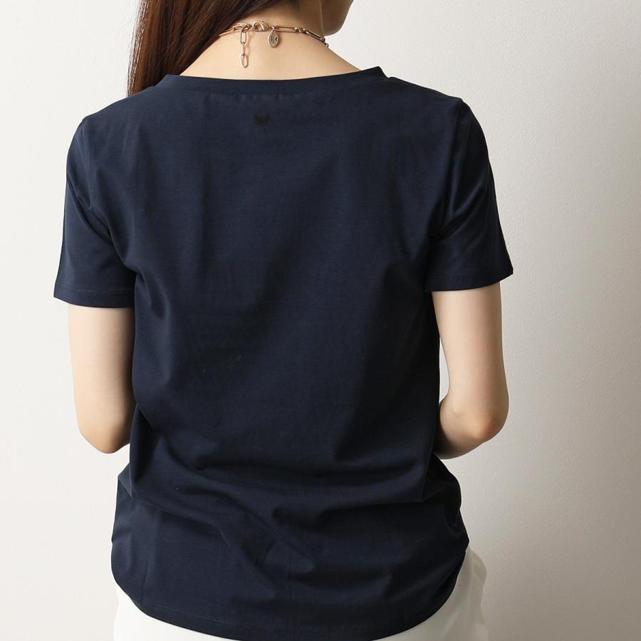 MaxMara WEEKEND 新品ネイビー 半袖シャツ MAXMARA WEEKEND LINE MAX MARA Weekend マックスマーラ