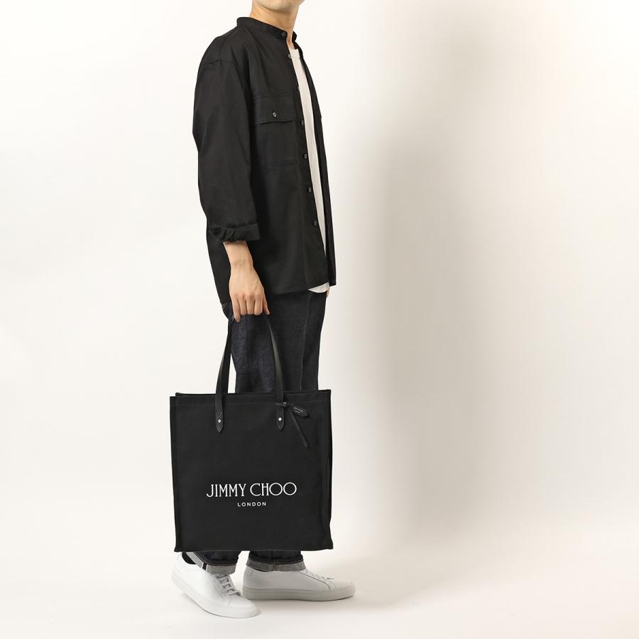 Jimmy Choo ジミーチュウ トートバッグ LOGO TOTE FFQ メンズ キャンバス ショッピングバッグ 鞄 BLACK/BLACK  :340217400:インポートセレクト musee - 通販 - Yahoo!ショッピング