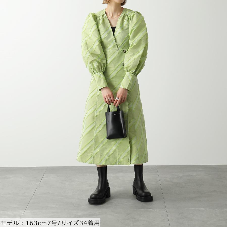 GANNI（ガニー） ワンピース F6582 6388 レディース パフスリーブ