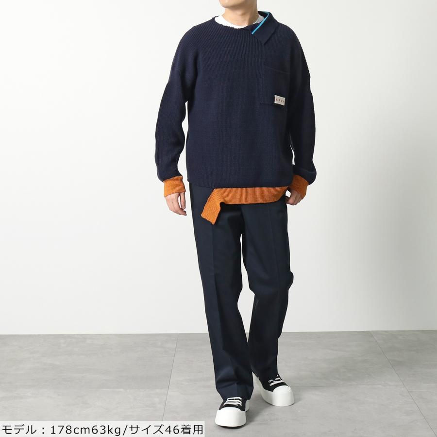 MARNI マルニ ニット GCMG0246Q0 UFC316 メンズ ダメージ加工 MARNI マルニ ニット GCMG0246Q0 UFC316 メンズ ダメージ加工