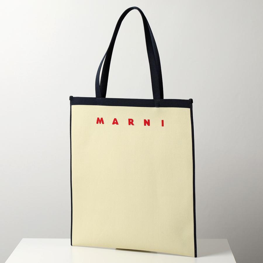 MARNI 22SS ジャガードショッピングバッグ　ポーチ付　トートバック MARNI 22SS ジャガードショッピングバッグポーチ付トートバック