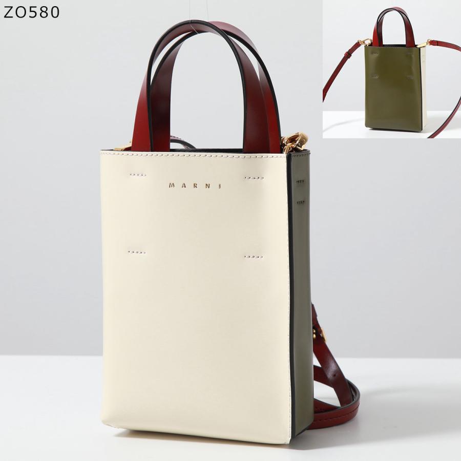 MARNI マルニ ショルダーバッグ MUSEO BAG NANO ミュゼオ ナノ SHMP0050Y0 SHMP0050Y3 LV639 レディース レザー ハンドバッグ トートバッグ 鞄  カラー9色｜s-musee｜27