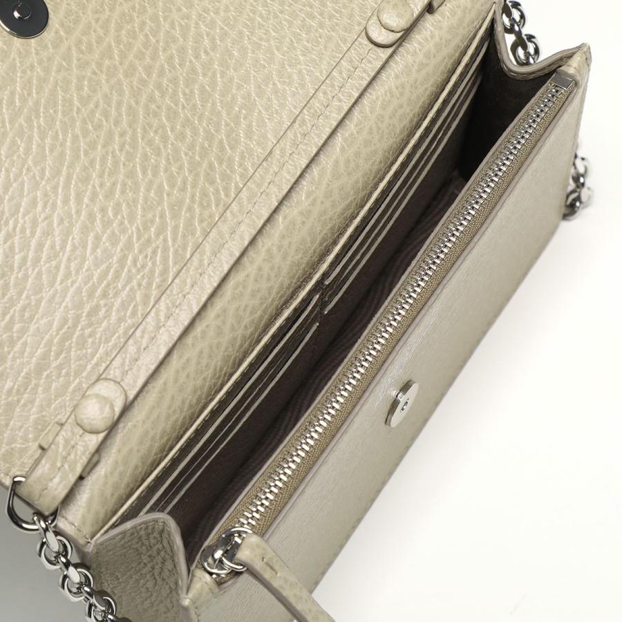 Maison Margiela(メゾンマルジェラ) 財布美品  S56UI0147 ブラウン チェーンウォレット レザー Maison Margiela(メゾン マルジェラ)｜【UNISEX】4ステッチ チェーン