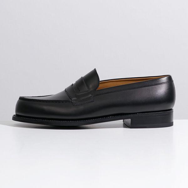 J.M. WESTON ジェイエムウエストン シグニチャー ローファー Signature Loafer #180 11411011801F メンズ レザー シューズ 革靴 コイン Black Boxcalfの画像