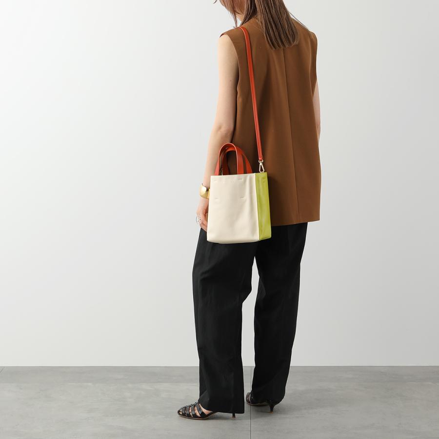 MARNI マルニ ショルダーバッグ MUSEO SOFT MINI ミュゼオ ソフト SHMP0040Q0 P2644 レディース レザー ハンドバッグ バケットバッグ 鞄  カラー6色｜s-musee｜18