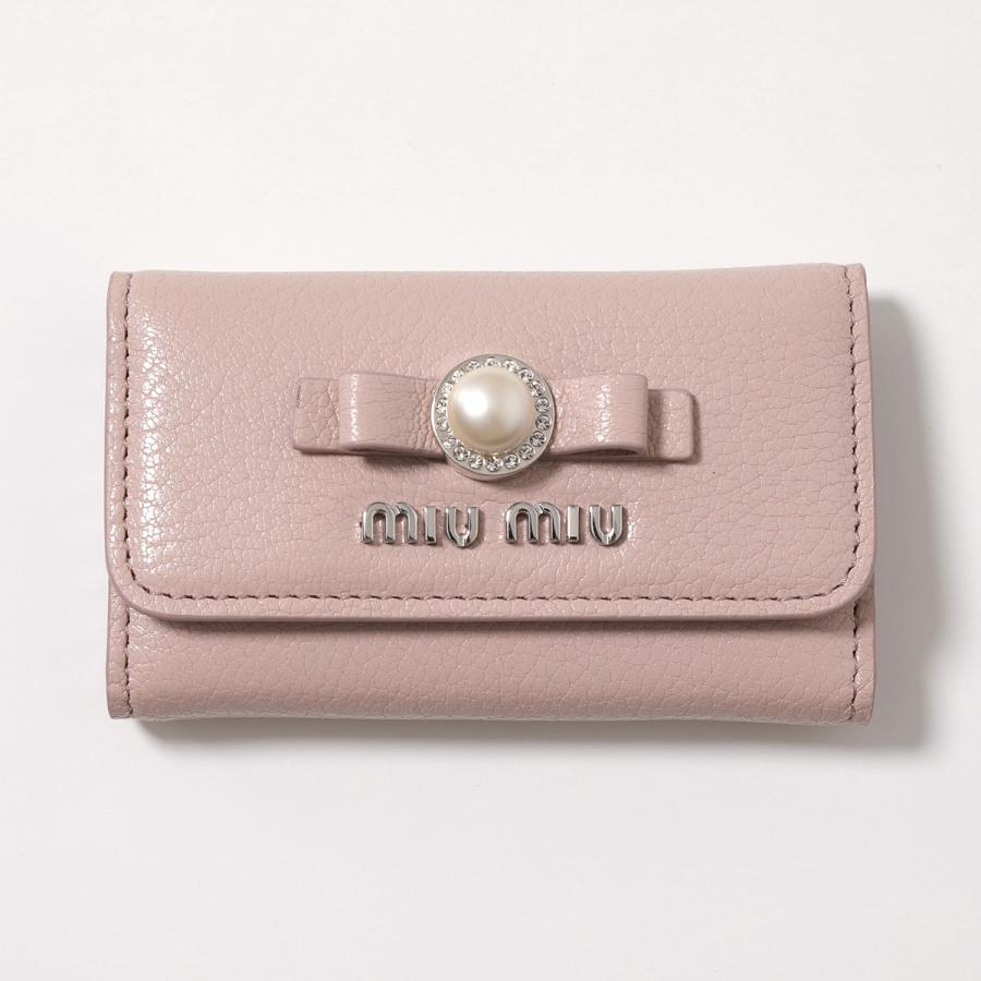 miu MIUMIU ミュウミュウ キーケース 5PG222 2F3R レディース miu MIUMIU ミュウミュウ キーケース 5PG222 2F3R レディース