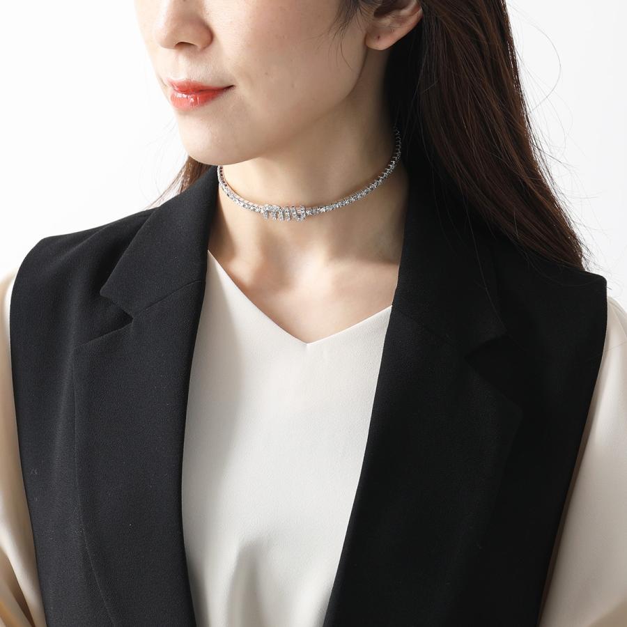 【人気】MIUMIU ビジュー クリスタル ネックレス チェーン アクセ 小物