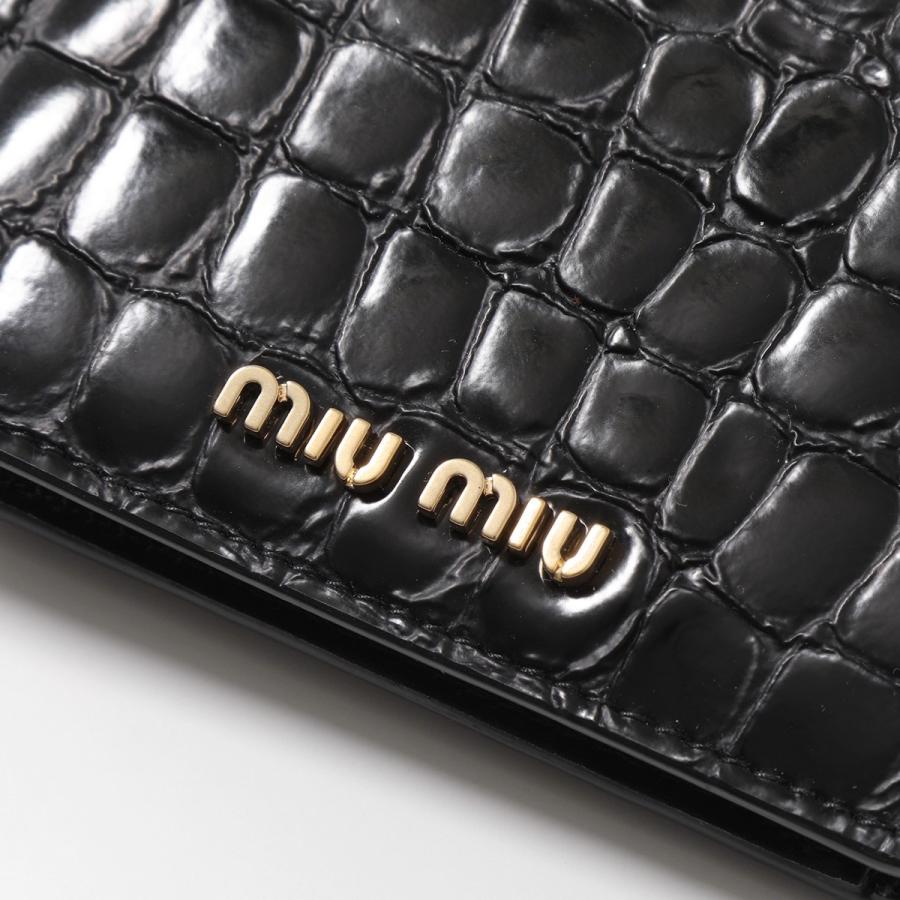 miu MIUMIU ミュウミュウ 二つ折り財布 5MV204 2DQ8 レディース miu MIUMIU ミュウミュウ 二つ折り財布 5MV204 2DQ8 レディース