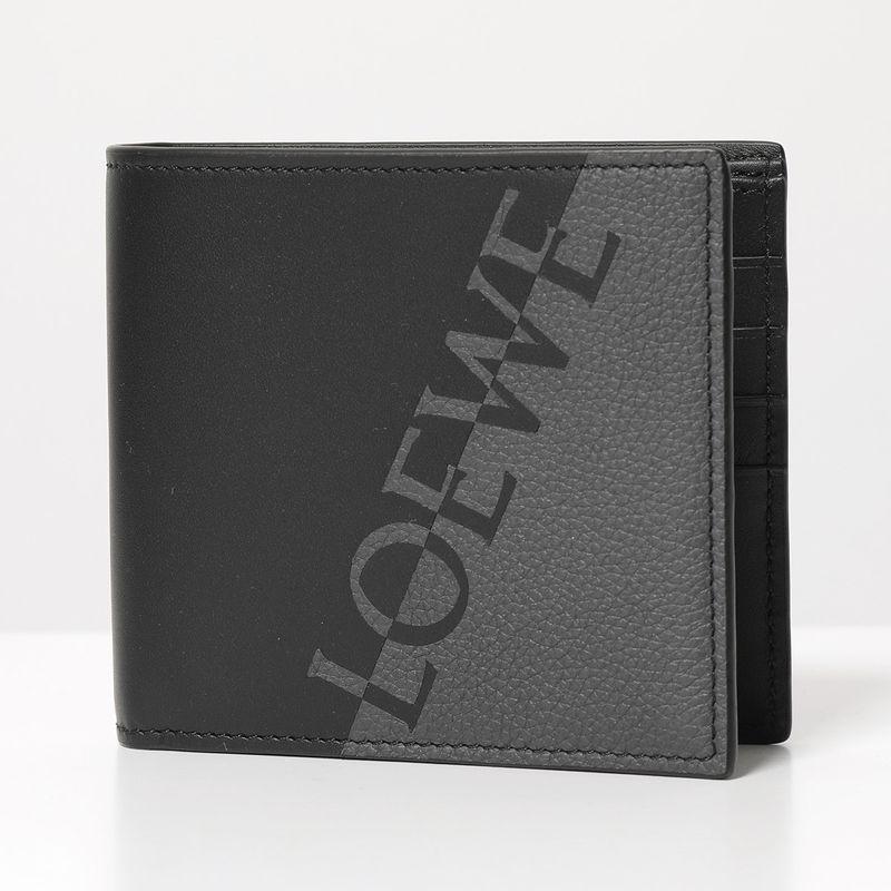 LOEWE（ロエベ） 二つ折り財布 C314302X01 メンズ レザー 切替 ロゴ