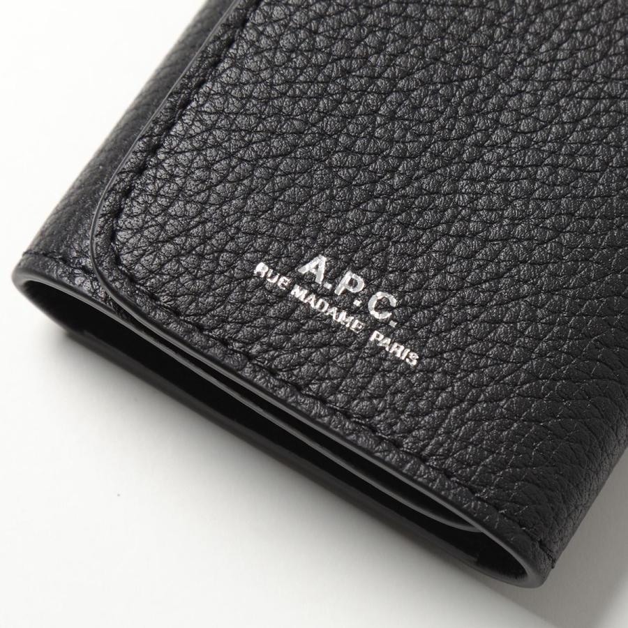 最終！APC アーペーセー レザーキーケース ブラック