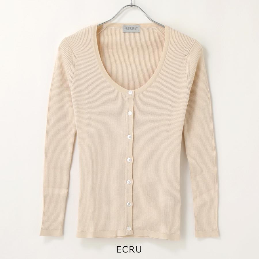 【希少色/現行】JOHN SMEDLEY カーディガン　シーアイランドコットン JOHN SMEDLEY（ジョンスメドレー） カーディガン TINLEY レディース