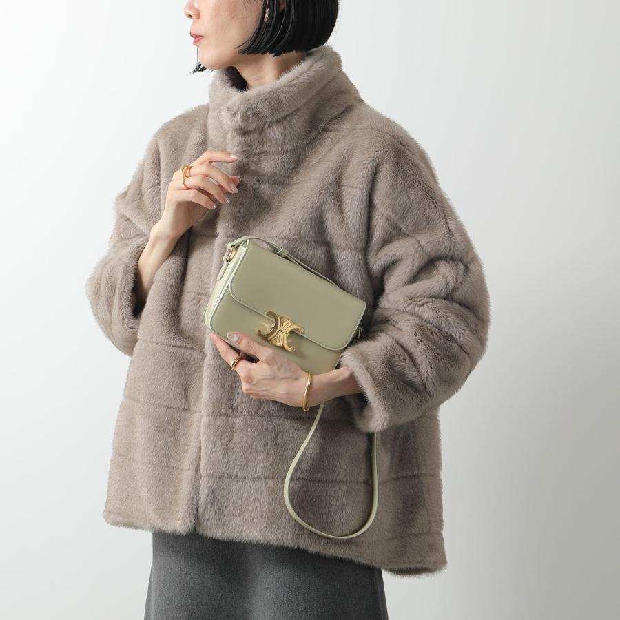 新品同様【セリーヌ】キュイル　トリオンフ　ティーン　ショルダーバッグ CELINE（セリーヌ） ショルダーバッグ Triomphe トリオンフ ティーン