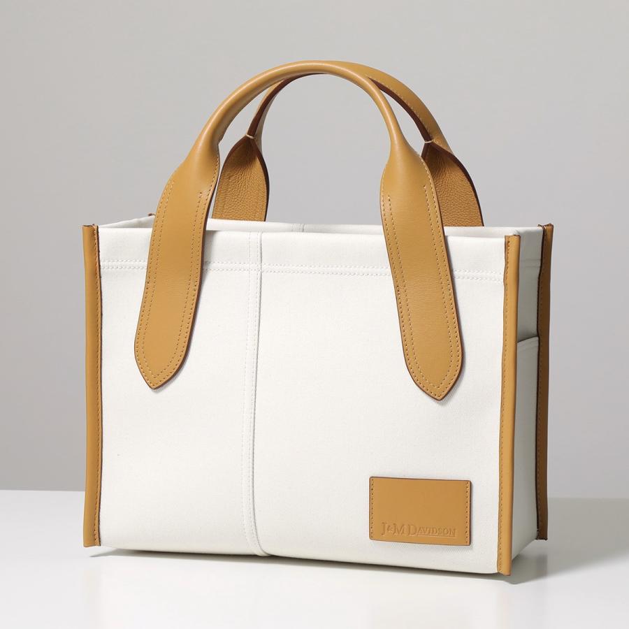 J&M DAVIDSON バブーシュカ キャンバス×レザー J&M デヴィッドソンのバッグ】きちんと見える、キャンバスバッグ