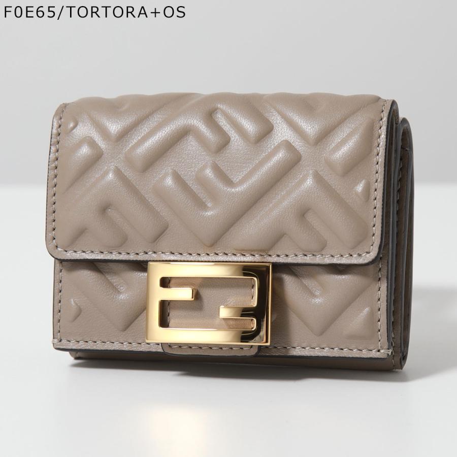✨Sランク✨　FENDI ミニ財布　バゲット　FFメタルロゴ　スムースレザー FENDI（フェンディ） 三つ折り財布 Baguette バゲット 8M0395 AAJD