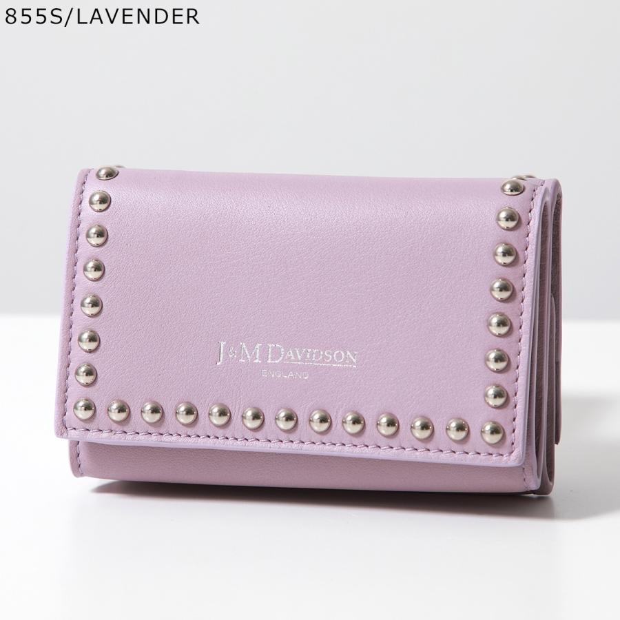 J&M DAVIDSON 三つ折り財布 FOLD WALLET WITH STUDS SFLW-1XX SFLW-1BC 