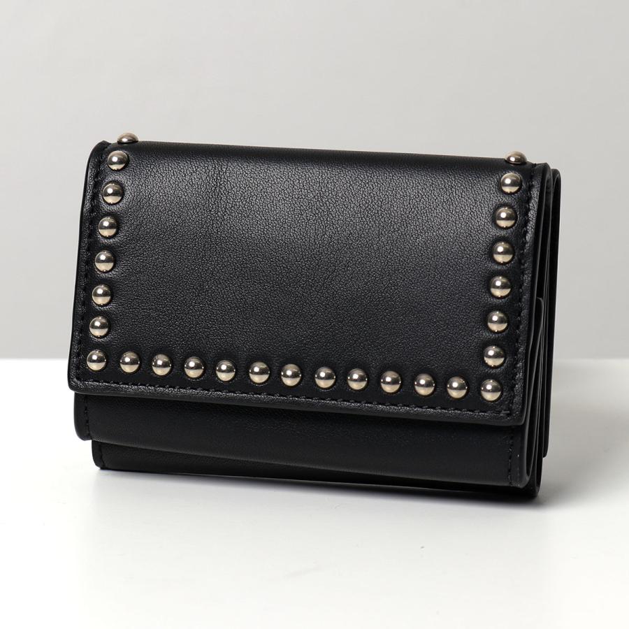 J&M DAVIDSON 三つ折り財布 FOLD WALLET WITH STUDS SFLW-1XX SFLW-1BC 