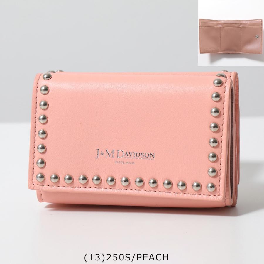 J&M DAVIDSON 三つ折り財布 FOLD WALLET WITH STUDS SFLW-1XX 