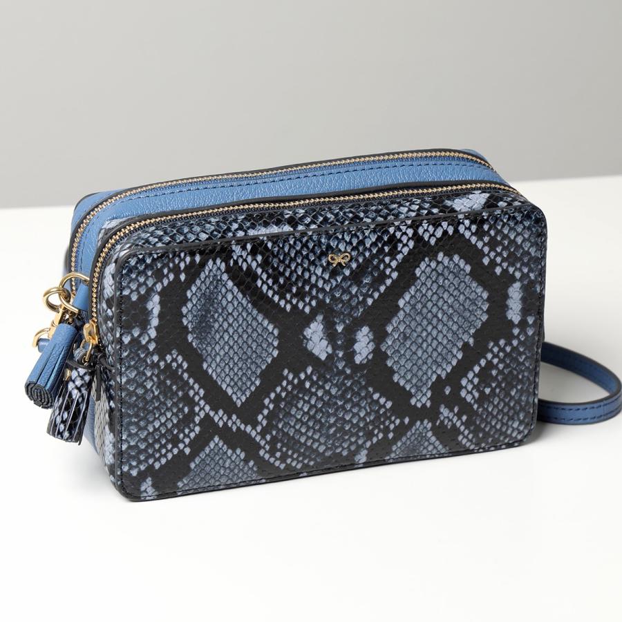 ANYA HINDMARCH アニヤハインドマーチ ショルダーバッグ Double Zip Crossbody Quilted 161602