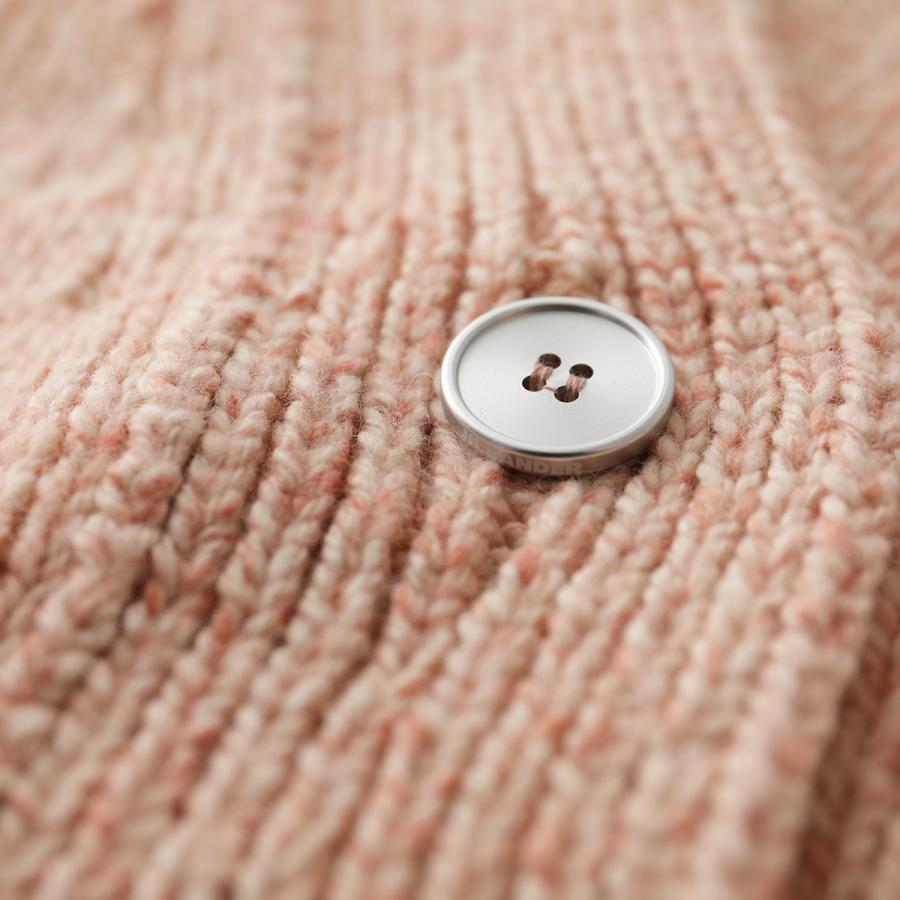 JIL SANDER ロゴ刺繍カーディガン