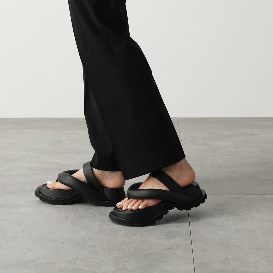 JIL SANDER ジルサンダー プラットフォームサンダル JS36046A 15001 レディース レザー トングサンダル シューズ 靴 001