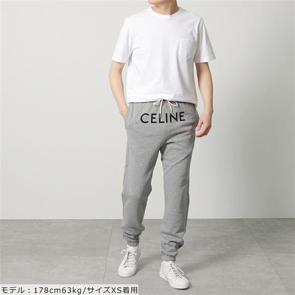 CELINE セリーヌ スウェットパンツ 2Z056052H.09GB メンズ ジョガーパンツ ロゴプリント コットン ルーズフィット