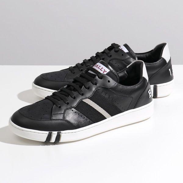 Bally バリー スニーカー Wissal Print メンズ レザー ローカット シューズ ストライプ ロゴ ナンバリング D 靴 00 Black インポートセレクト Musee 通販 Yahoo ショッピング