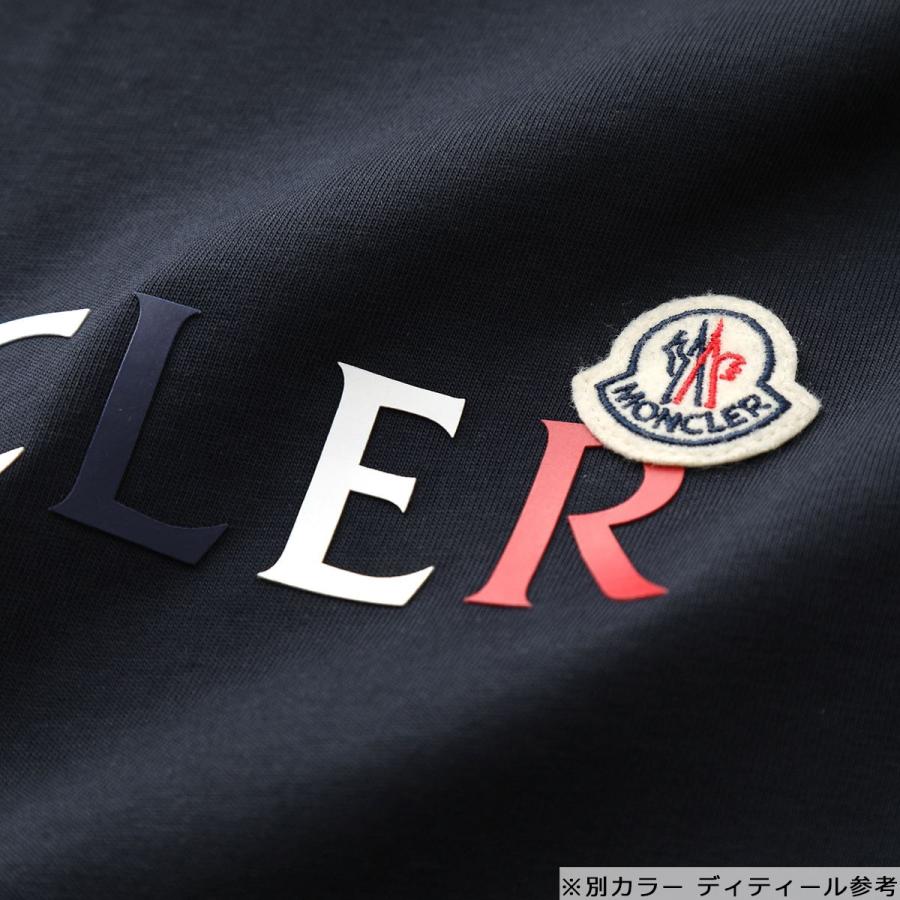 MONCLER モンクレール 半袖 Tシャツ 8C00043 8390T メンズ カットソー ロゴT アイコンパッチ クルーネック コットン 001｜s-musee｜04