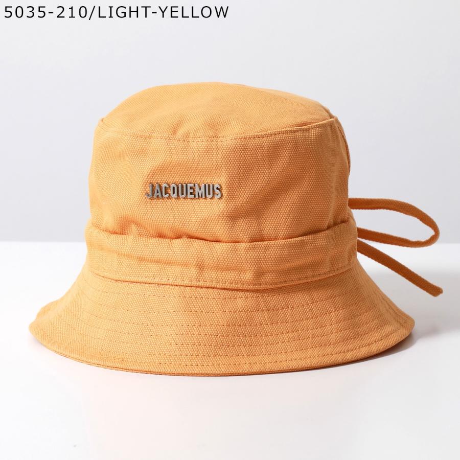 正規品　一度のみ使用 JACQUEMUS フリンジエッジ バケットハット ジャックムス ロゴ フリンジ バケットハット 帽子 ブラック - メルカリ