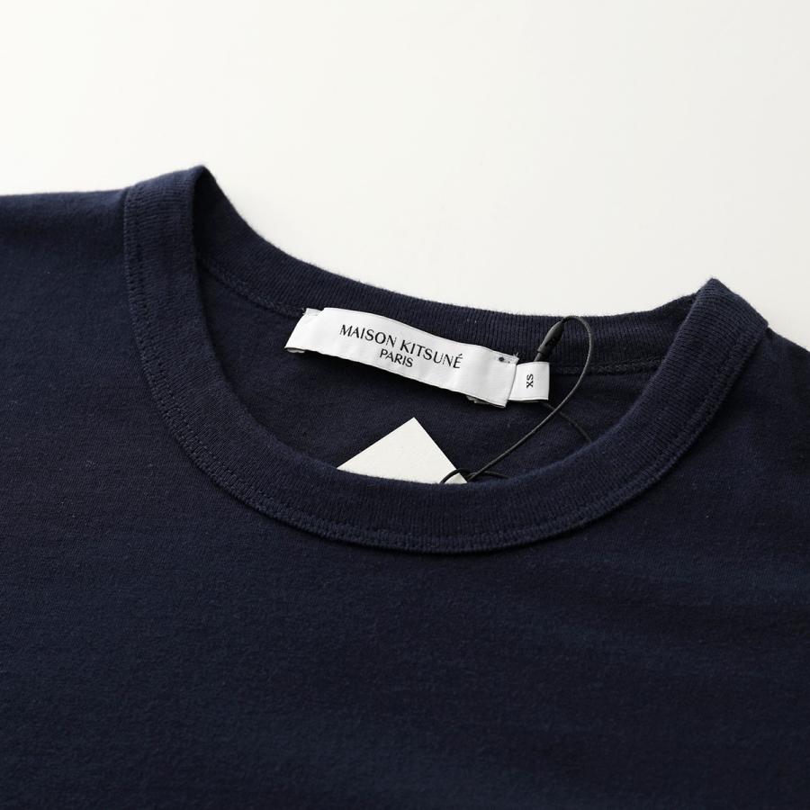 MAISON KITSUNE メゾンキツネ 半袖 Tシャツ PROFILE FOX PATCH MAISON KITSUNE メゾンキツネ 半袖 Tシャツ PROFILE FOX PATCH