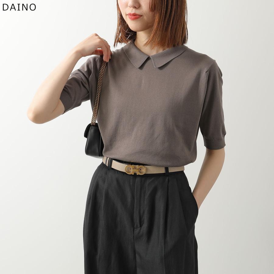 FERRAGAMO フェラガモ ベルト 23 A565 715198 786256 レディース レザー リバーシブル ダブルガンチーニ  カット調節可能 ロゴの画像