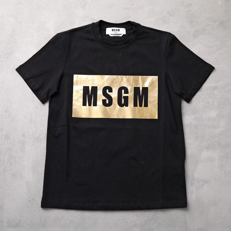 MSGM エムエスジーエム Tシャツ 3241MDM520M レディース 半袖 ボックス 