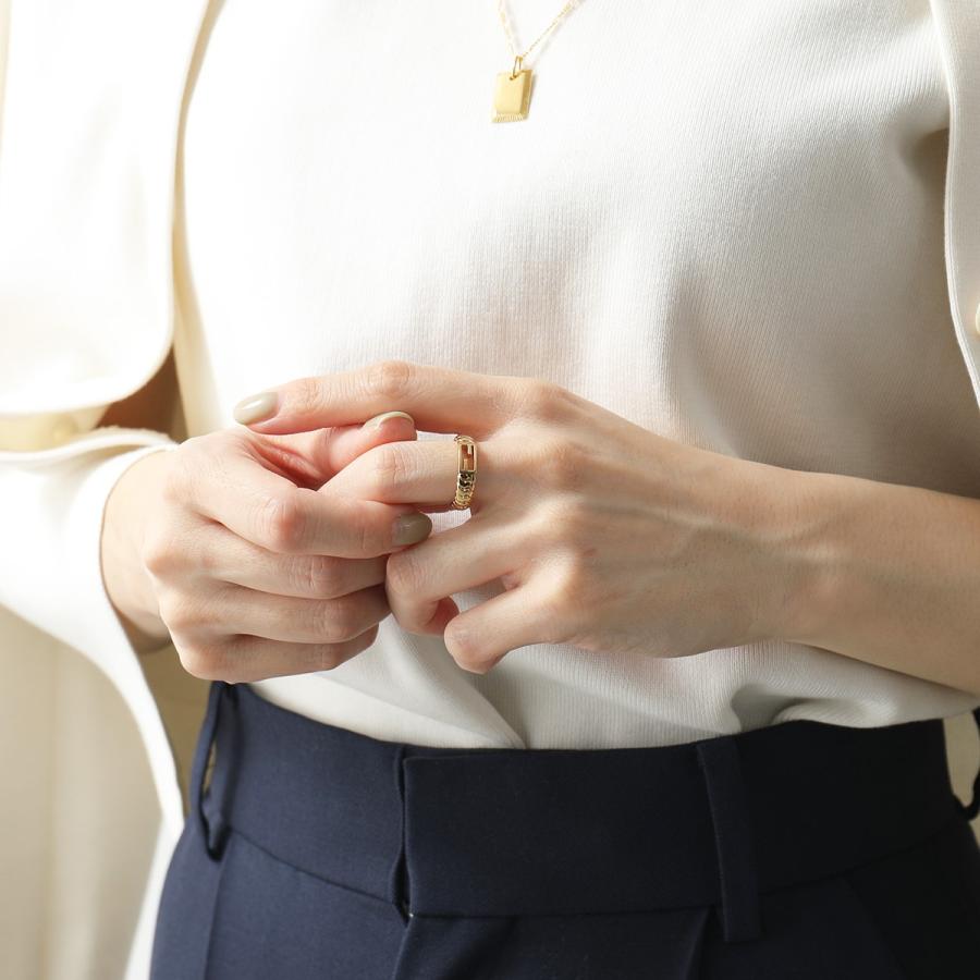 FENDI（フェンディ） リング 8AG983 B08 レディース バゲット FFロゴ