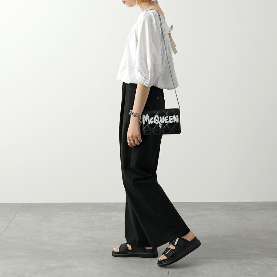 ALEXANDER MCQUEEN アレキサンダー・マックイーン サンダル 658063 W4Q51 レディース ハイブリッドスライド ラバー ロゴ 靴 靴 靴 1081の画像