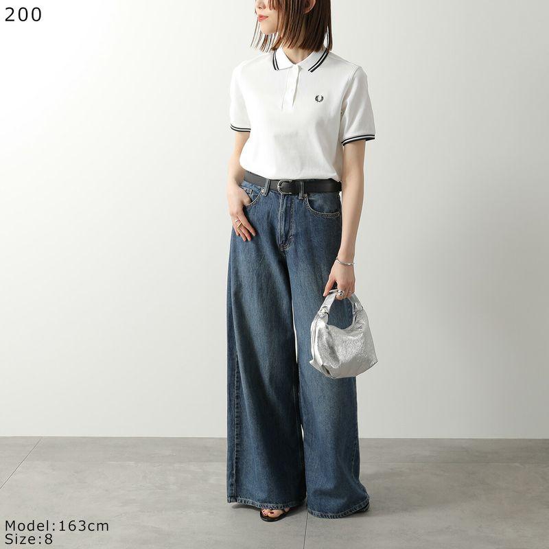 フレッドペリー G3600 ポロシャツ 紺　白　38 Mサイズ 半袖 鹿の子 FRED PERRY（フレッドペリー） ポロシャツ TWIN TIPPED FRED PERRY