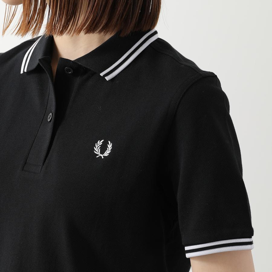 【FRED PERRY】ポロシャツ 黒 G3600 レディース FRED PERRY（フレッドペリー） 長袖 ポロシャツ FRED PERRY G3636