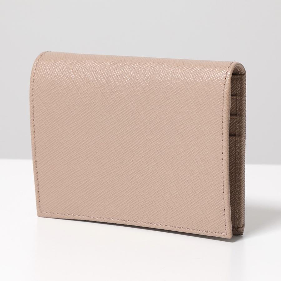 PRADA（プラダ） 二つ折り財布 1MV204 QHH レディース サフィアーノ