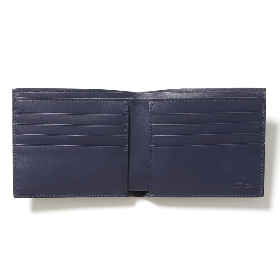 FENDI フェンディ 二つ折り財布 7M0169 A80S メンズ レザー 小銭 FENDI フェンディ 二つ折り財布 7M0169 A80S メンズ レザー 小銭