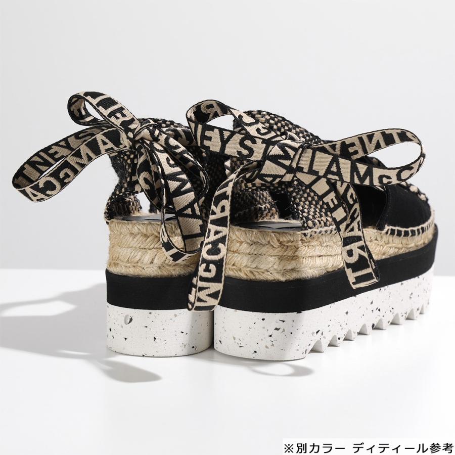 STELLA McCARTNEY ステラマッカートニー エスパドリーユ GAIA ガイア 800159 N0222 レディース プラットフォーム  サンダル リボン レースアップ 靴 9007