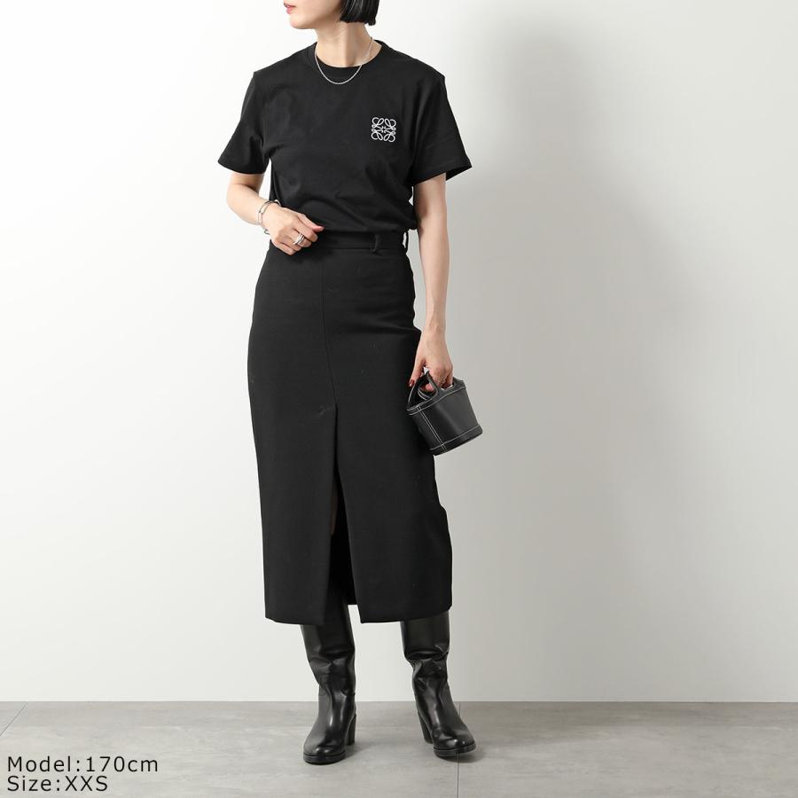 LOEWE ロエベ Tシャツ H526Y22X75 メンズ クルーネック カットソー アナグラム刺繍 コットン レギュラーフィット 半袖 カラー2色の画像