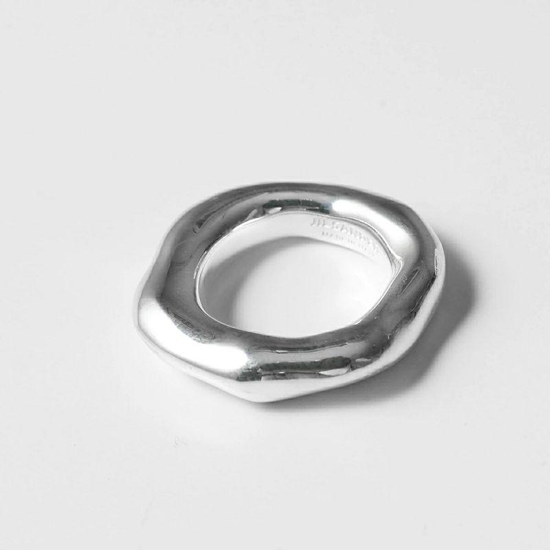 JIL SANDER シルバーリング J11UQ0023 P6959 JIL SANDER（ジルサンダー） リング NEW LIGHTNESS RING 1 ニュー