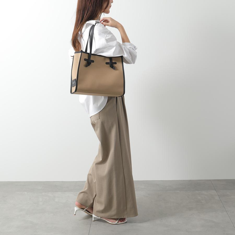 美品　ジャンニキャリーニ　 トートバッグ　マルチェッラ　M キャンバス　　ポーチ GIANNI CHIARINI（ジャンニ キアリーニ） トートバッグ MARCELLA M