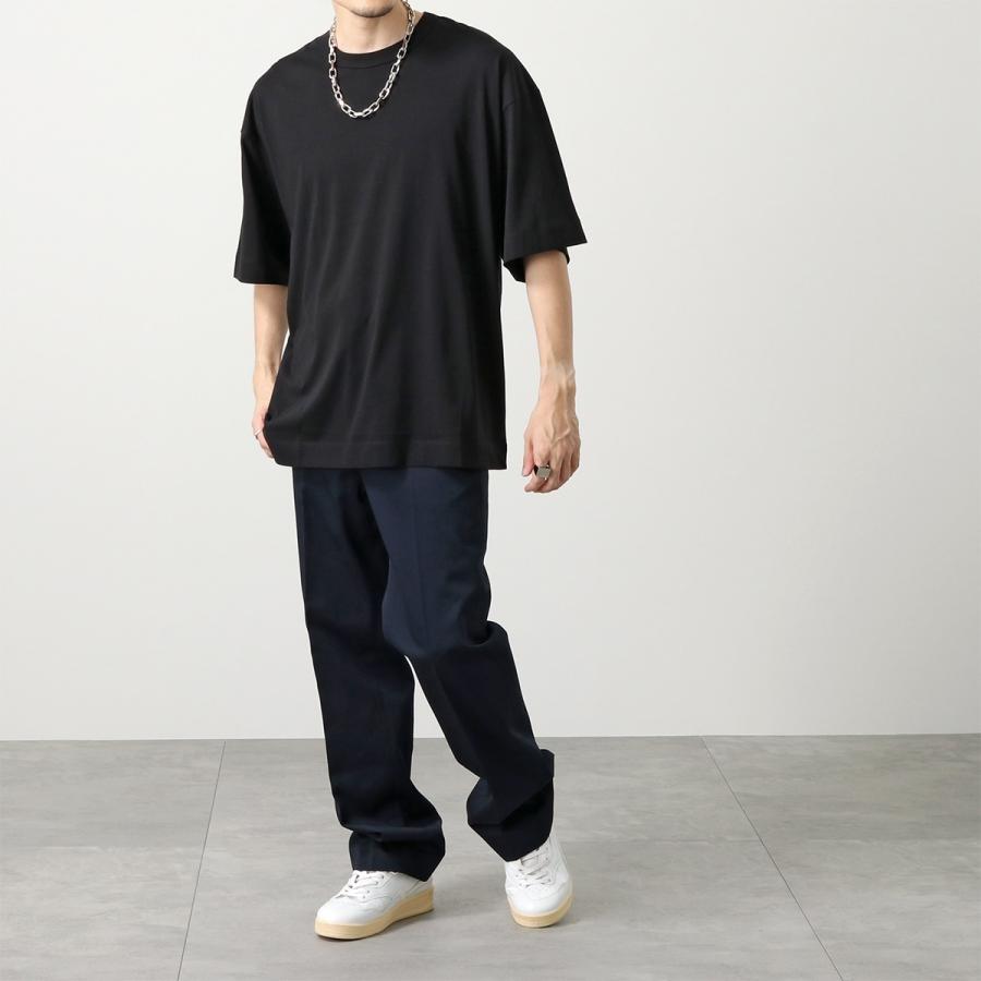 DRIES VAN NOTEN ドリスヴァンノッテン HEIN Tシャツ 021151 4600 メンズ カットソー オーバーサイズ ワイド  クルーネック 半袖 コットン カラー2色