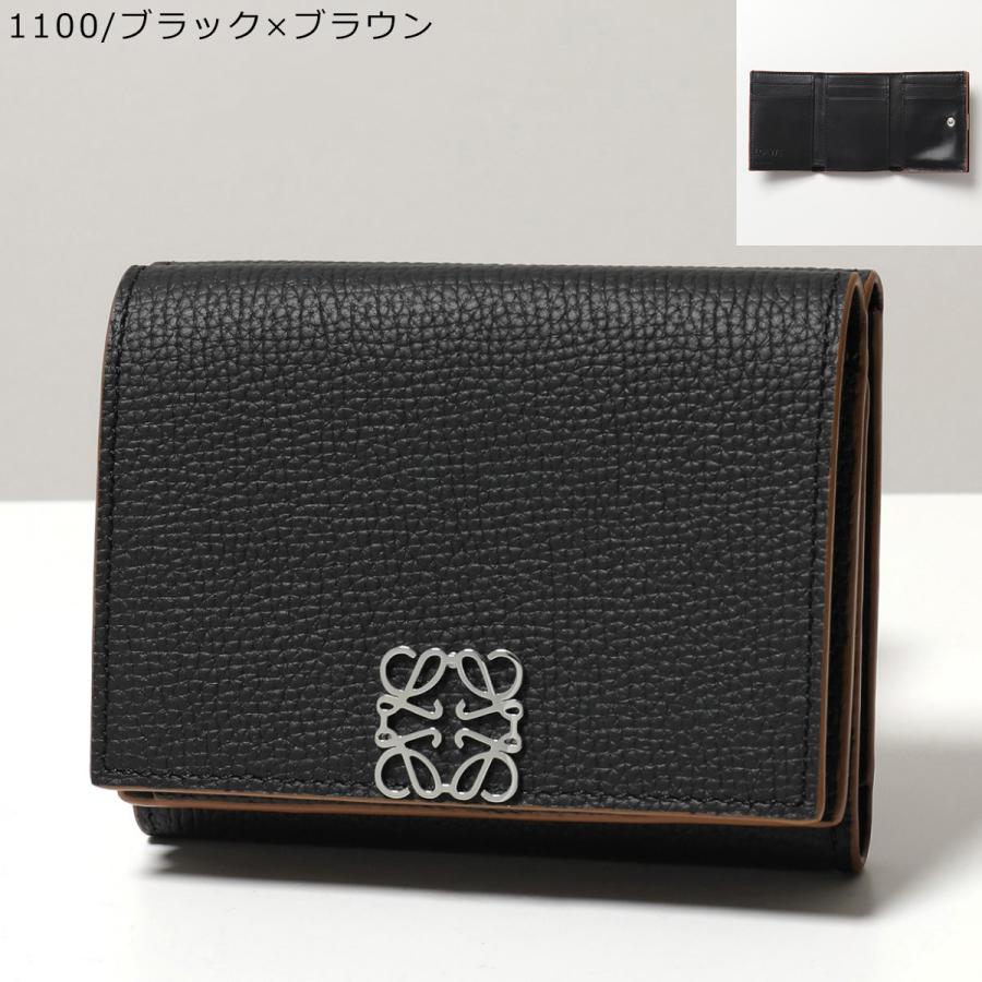 LOEWE ロエベ 三つ折り財布 ANAGRAM TRIFOLD 6 アナグラム トリフォルド C821TR2X02 C821TR2X08 C821TR2X16 レディース レザー ミニ財布の画像