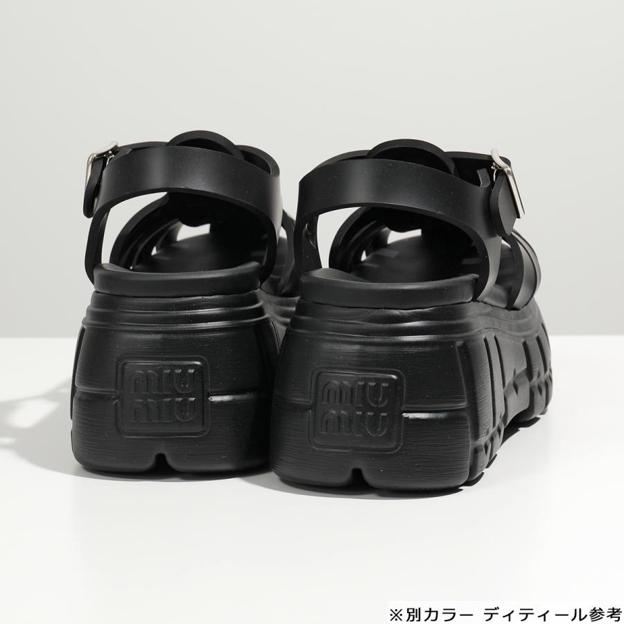 miu MIUMIU ミュウミュウ プラットフォームサンダル 5X709D 3LKK miu MIUMIU ミュウミュウ プラットフォームサンダル 5X709D 3LKK