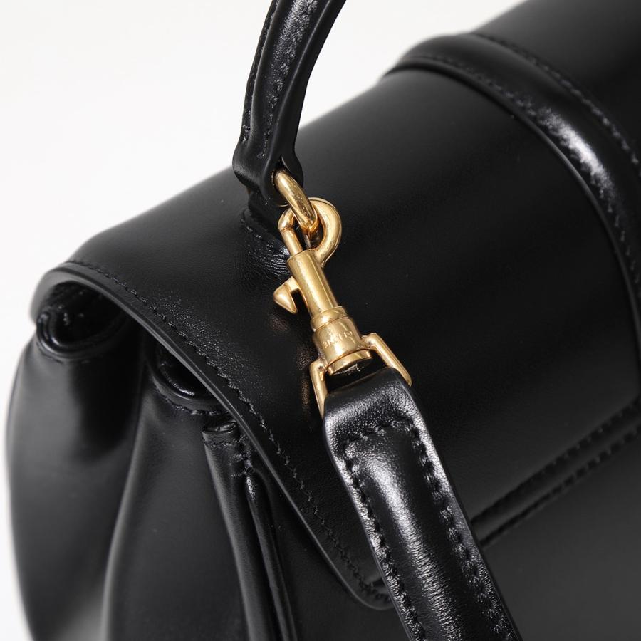 CELINE セリーヌ ショルダーバッグ Mini 16 セーズ ミニ 197983BEY.38NO レディース レザー ポシェット ハンドバッグ 鞄 Black｜s-musee｜08