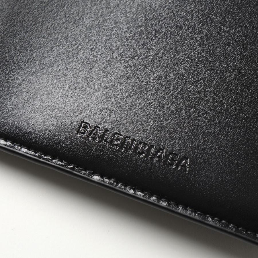 極上美品 バレンシアガ ケース カードケース 小銭入れ レザー 黒 BALENCIAGA（バレンシアガ） コインケース カードケース ミニ財布