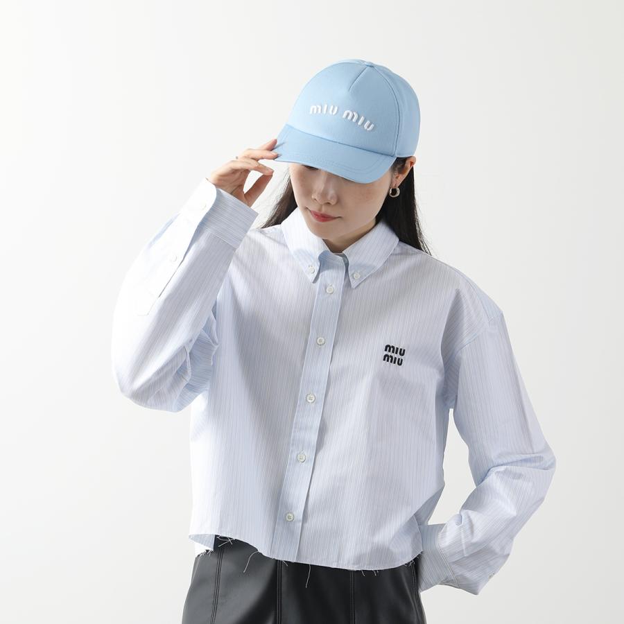 MIU MIU ベースボールキャップホワイト