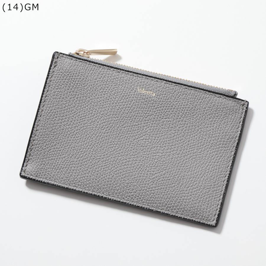 新品未使用】【Valextra】マネークリップコインケースグレー