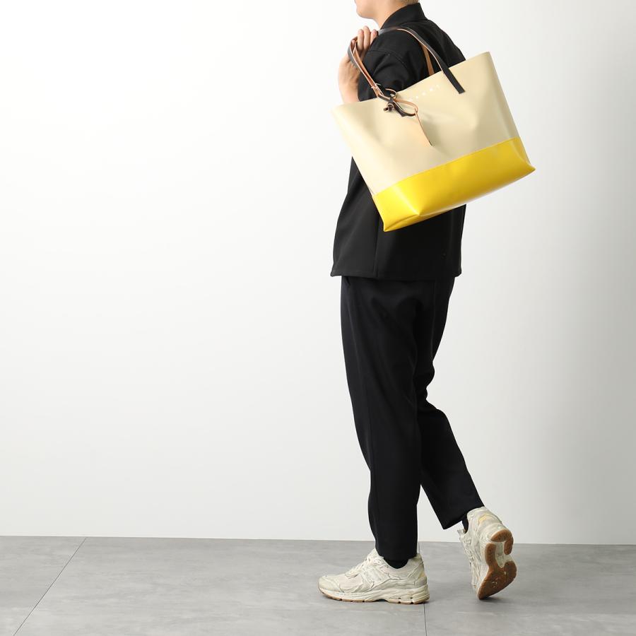 極美品！マルニトライベッカ PVC SHOP ショッピングバッグ マルチ