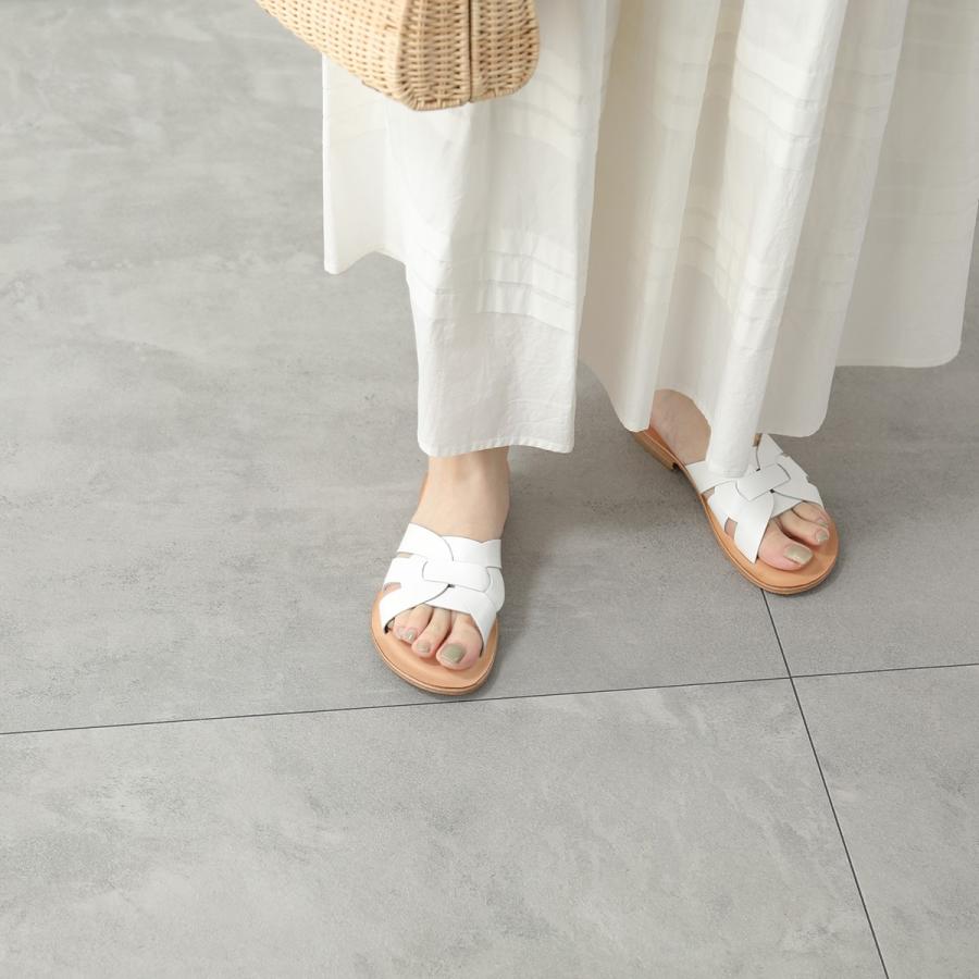 EDER SHOES エダーシューズ フラット サンダル 1801 レディース